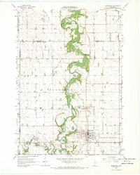 Winnebago 1967 topographic map thumbnail