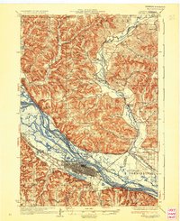 Winona 1937 topographic map thumbnail