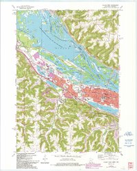 Winona West 1972 topographic map thumbnail