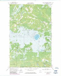 Winter Road Lake 1968 topographic map thumbnail