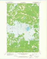 Winter Road Lake 1968 topographic map thumbnail
