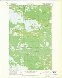 Winter Road Lake SE 1969 topographic map thumbnail