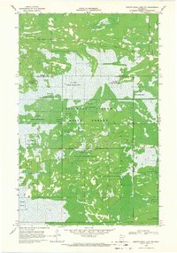 Winter Road Lake NW 1968 topographic map thumbnail