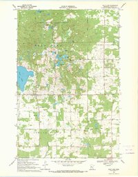 Wolf Lake 1969 topographic map thumbnail