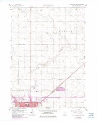 Worthington North 1960 topographic map thumbnail