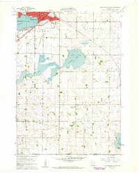Worthington South 1960 topographic map thumbnail