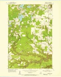 Wrenshall 1954 topographic map thumbnail