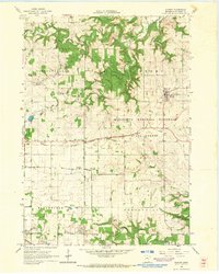 Wykoff 1965 topographic map thumbnail
