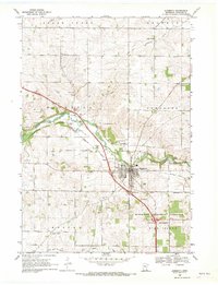 Zumbrota 1968 topographic map thumbnail