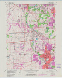 Naperville 1962 topographic map thumbnail