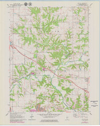 Oak Hill 1971 topographic map thumbnail