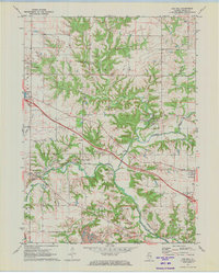 Oak Hill 1971 topographic map thumbnail