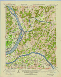 Smithland 1942 topographic map thumbnail
