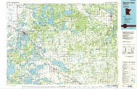 Detroit Lakes 1986 topographic map thumbnail