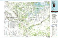 Hallock 1985 topographic map thumbnail