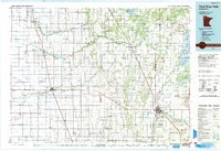 Thief River Falls 1992 topographic map thumbnail