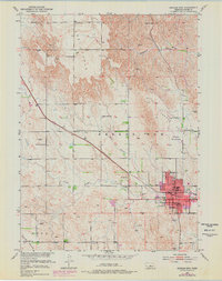 Broken Bow 1951 topographic map thumbnail