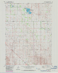 Goose Lake 1981 topographic map thumbnail