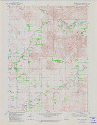 Goose Lake NE 1981 topographic map thumbnail