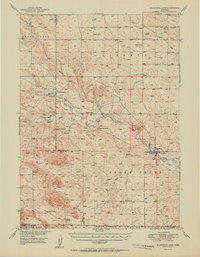 Kilpatrick Lake 1951 topographic map thumbnail