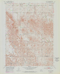 Loup City NW 1953 topographic map thumbnail