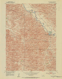 Taylor NW 1952 topographic map thumbnail