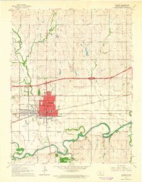 Abilene 1964 topographic map thumbnail