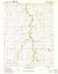 Abilene SW 1963 topographic map thumbnail