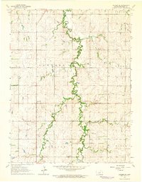 Abilene SW 1963 topographic map thumbnail