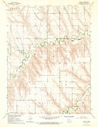 Achilles 1965 topographic map thumbnail