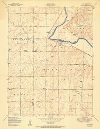 Alida 1950 topographic map thumbnail