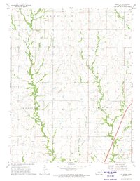 Allen SW 1972 topographic map thumbnail