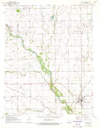Argonia 1971 topographic map thumbnail