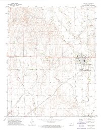 Ashland 1972 topographic map thumbnail