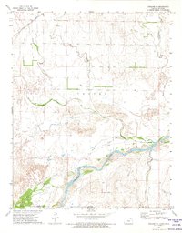 Ashland SE 1972 topographic map thumbnail