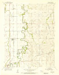 Assaria 1955 topographic map thumbnail