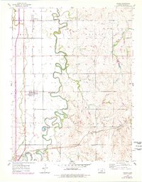 Assaria 1955 topographic map thumbnail