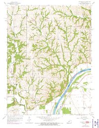 Atchison NE 1959 topographic map thumbnail