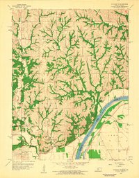 Atchison NE 1959 topographic map thumbnail