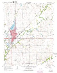 Augusta 1961 topographic map thumbnail