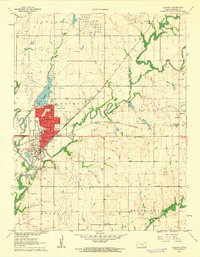 Augusta 1961 topographic map thumbnail
