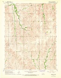 Aurora NW 1965 topographic map thumbnail