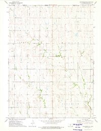 Bachelors Run 1973 topographic map thumbnail