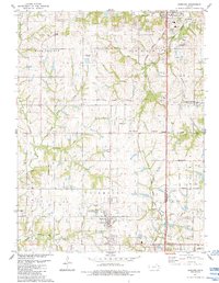 Basehor 1984 topographic map thumbnail