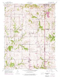 Basehor 1949 topographic map preview