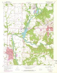 Baxter Springs 1959 topographic map thumbnail