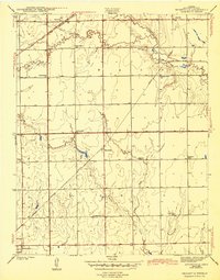 Bayneville 1943 topographic map thumbnail