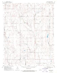 Bazine SE 1970 topographic map thumbnail