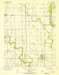 Belle Plaine 1955 topographic map thumbnail