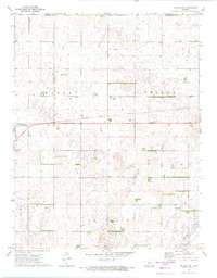 Belpre NW 1972 topographic map thumbnail